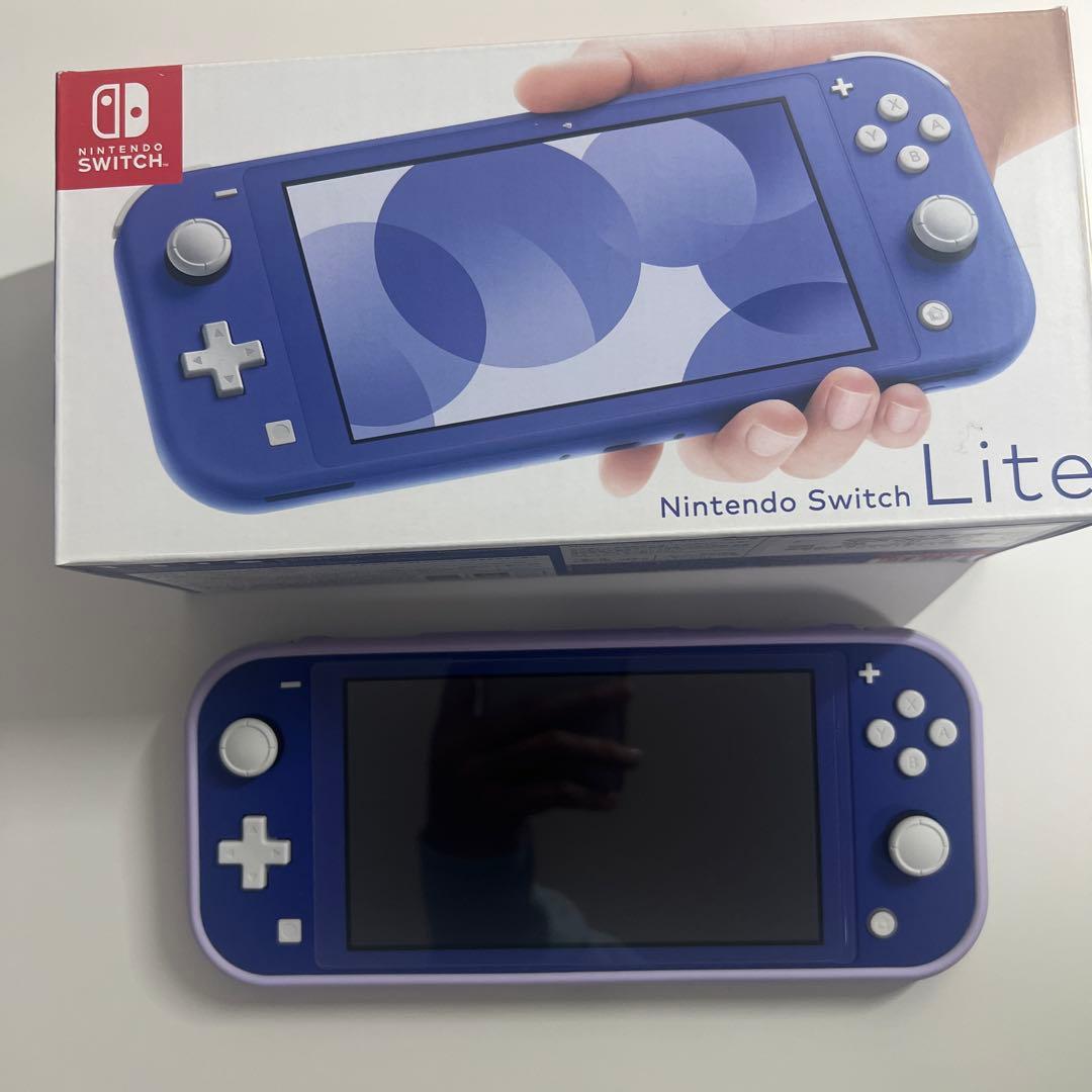 Nintendo Switch Lite パープル　カセット、ケースフィルム付き