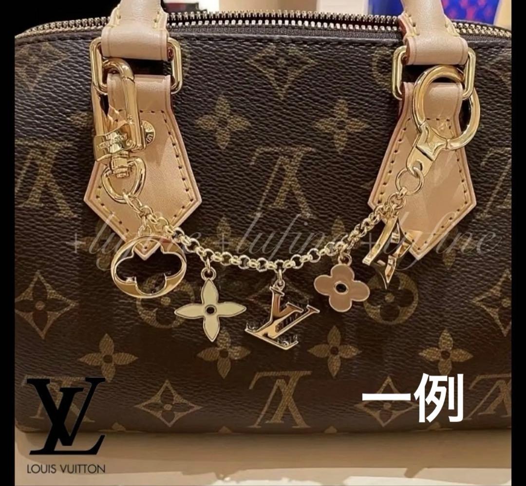 ルイヴィトン　フルールドゥ　モノグラム　バッグチャームM65111