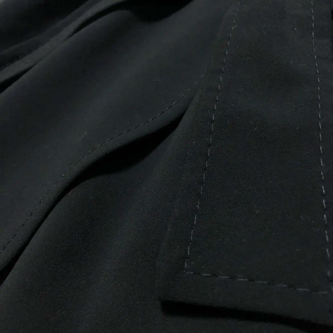 極美品　マックス&コー　ロングコート　ベルテッドコート　黒　42