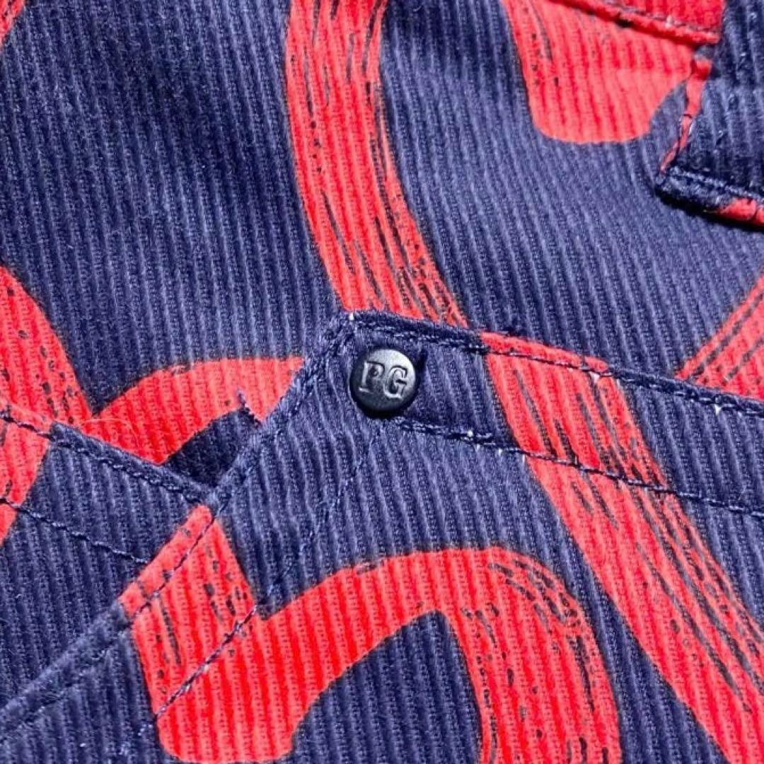 美品 パーリーゲイツ ハート 総柄 スカート ミニ ゴルフウェア スポーツ 人気