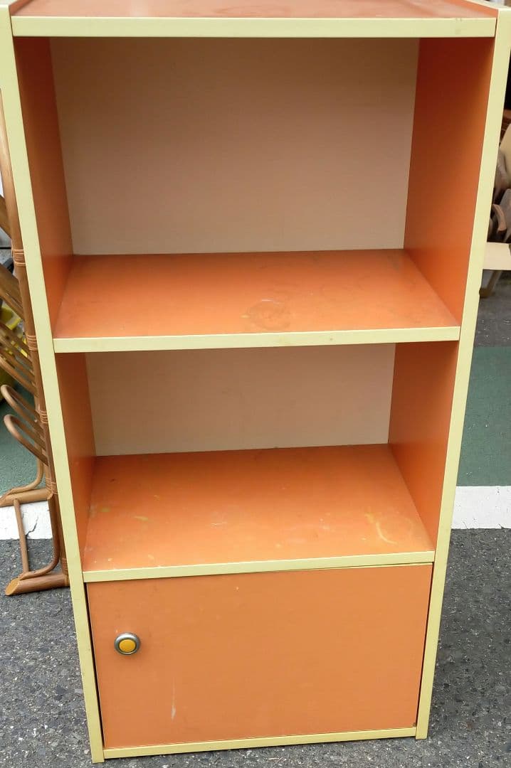 昭和レトロ・レトロポップ・棚・カラーボックス・電話台