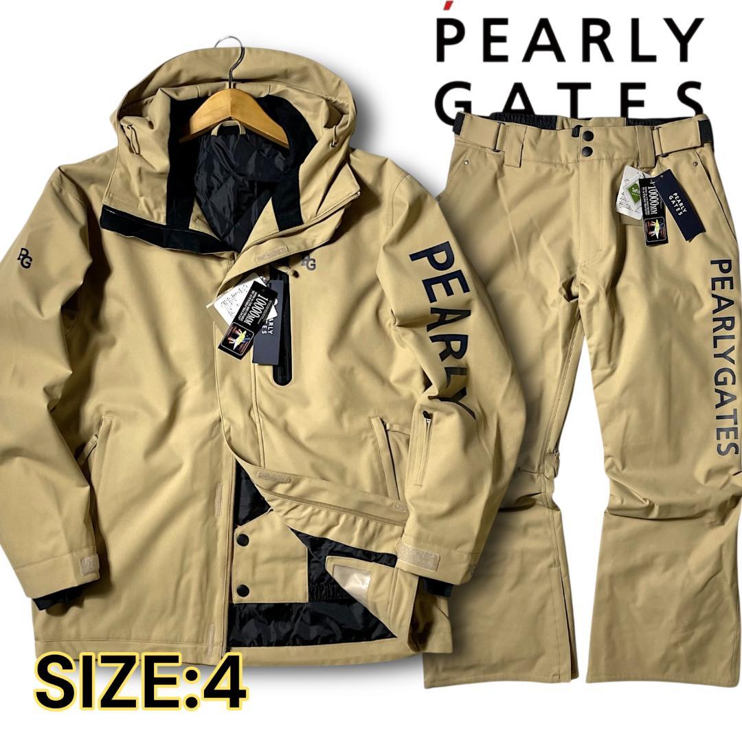 M 定価104500円 パーリーゲイツ 上下セット スノーウェア スノボ BEG