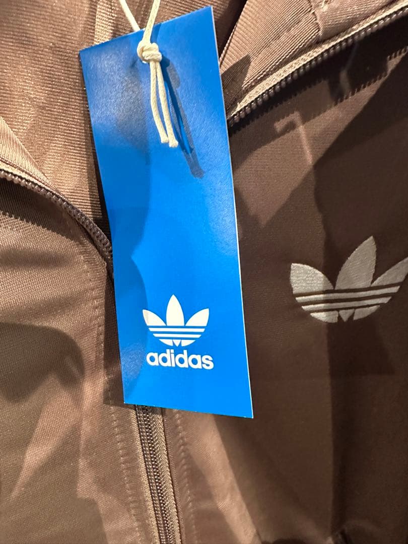 新品Mスナイデル×アディダス コラボ　トラックジャケットトップ 茶モカブラウン