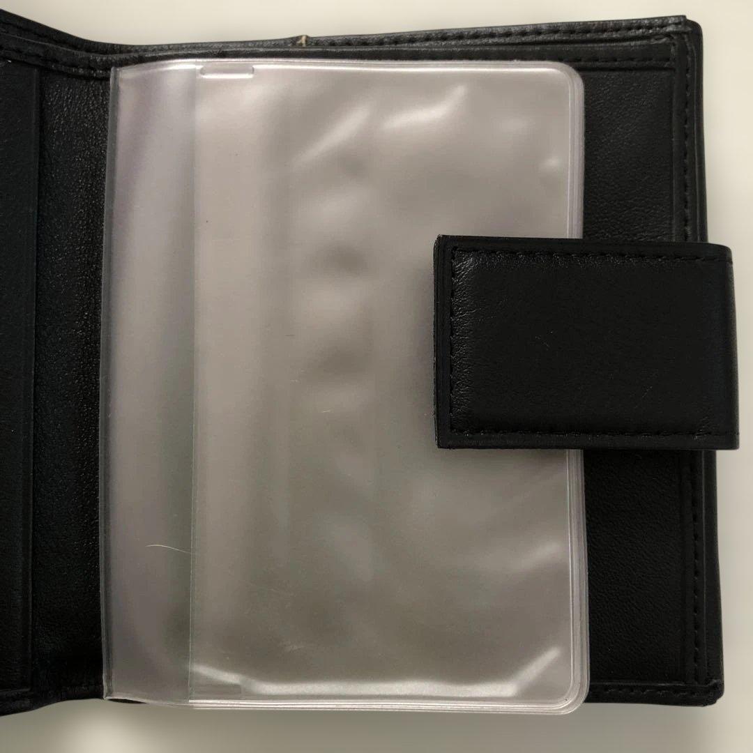 パロマピカソPaloma Picassoブラックレザー 二つ折り財布 新品未使用