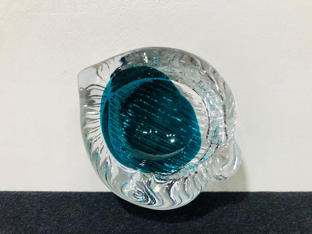 BARBINI MURANO ヴィンテージ ベネチアングラス 小物入れ トレー