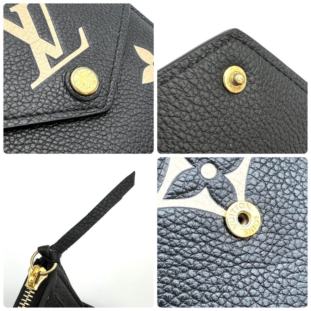 【超極美品】ルイヴィトン アンプラント ヴィクトリーヌ バイカラー 黒 C118
