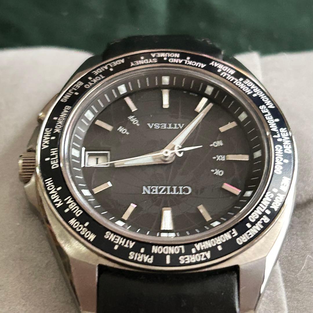 シチズンアテッサワールドタイム 電波ソーラー腕時計