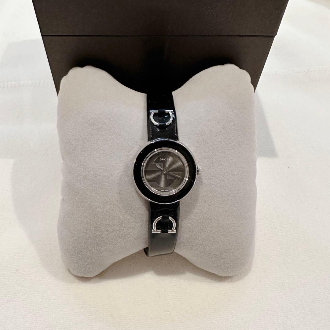 GUCCI アナログ 腕時計 ブラック 129.5