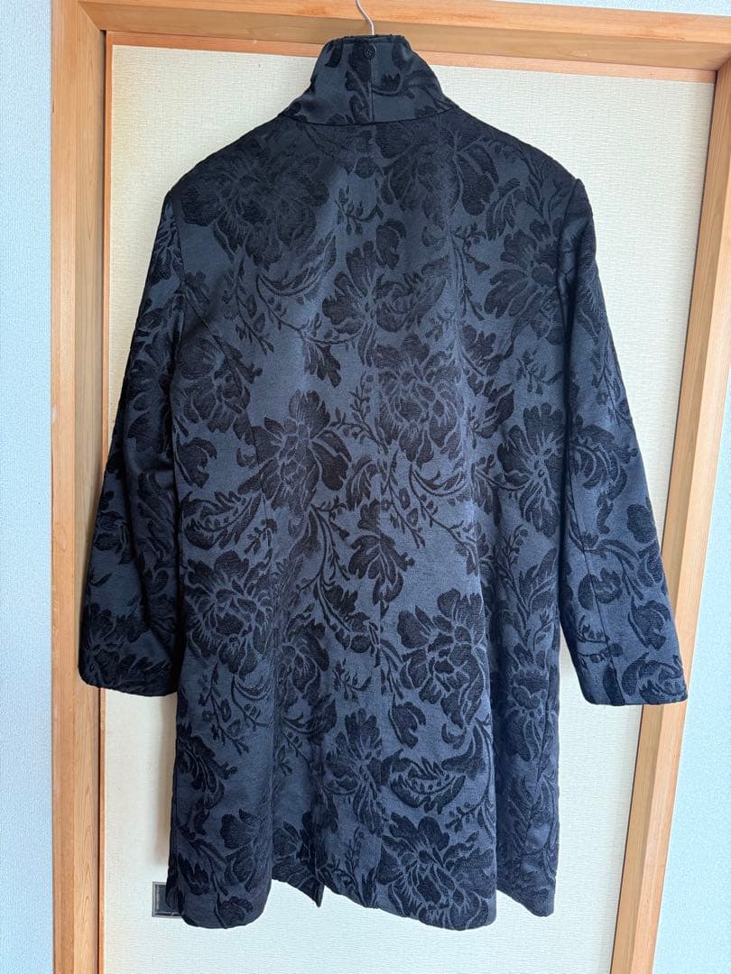 90s ヨウジヤマモト 薔薇刺繍コート ジャケット ビンテージ