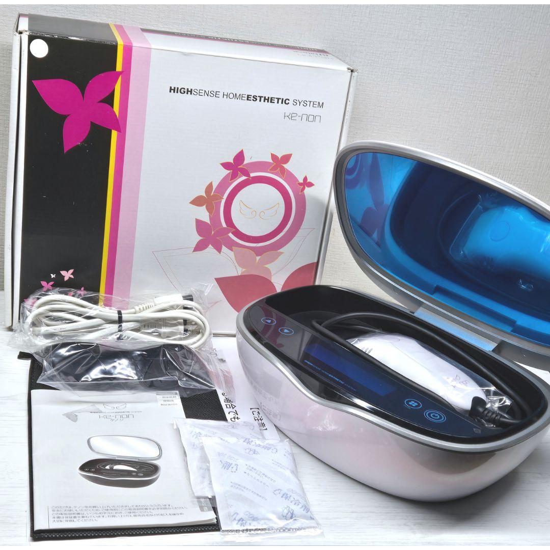 【ほぼ未使用/付属品完備】脱毛器 ケノン Ke-non 8.6 パールホワイト