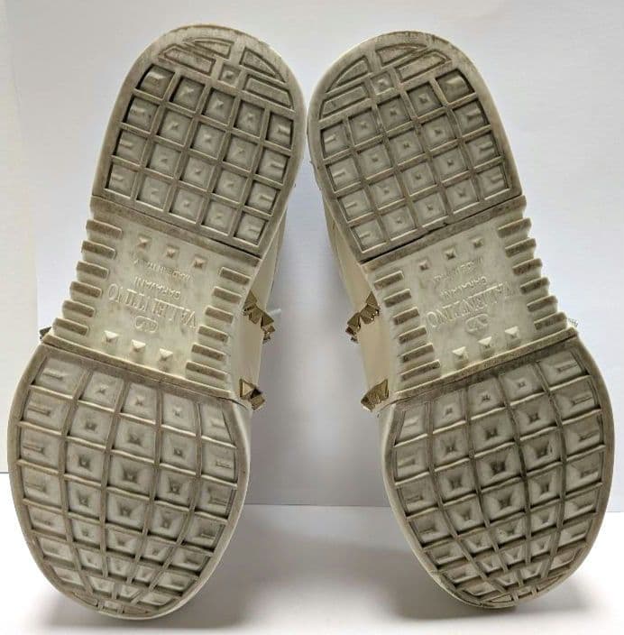 VALENTINO オープンディスコ カーフスキン ウェッジスニーカー　24cm