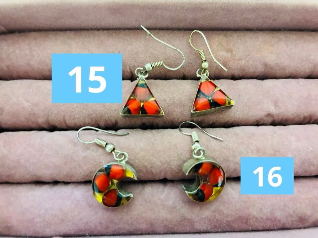 南米手作りアクセサリー18点セット☆