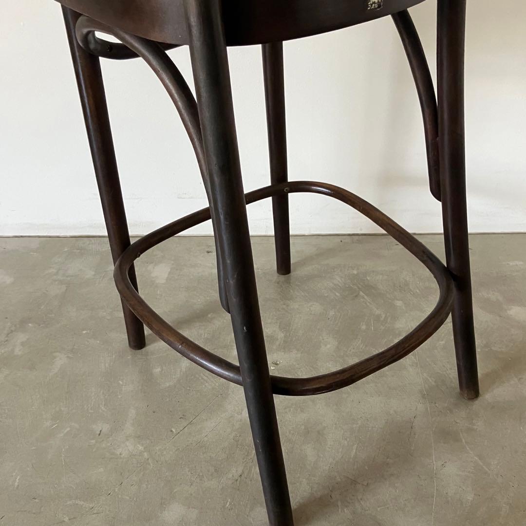 レトロ　アンティーク　ヴィンテージ　古家具　トーネット　カウンターチェア　カフェ