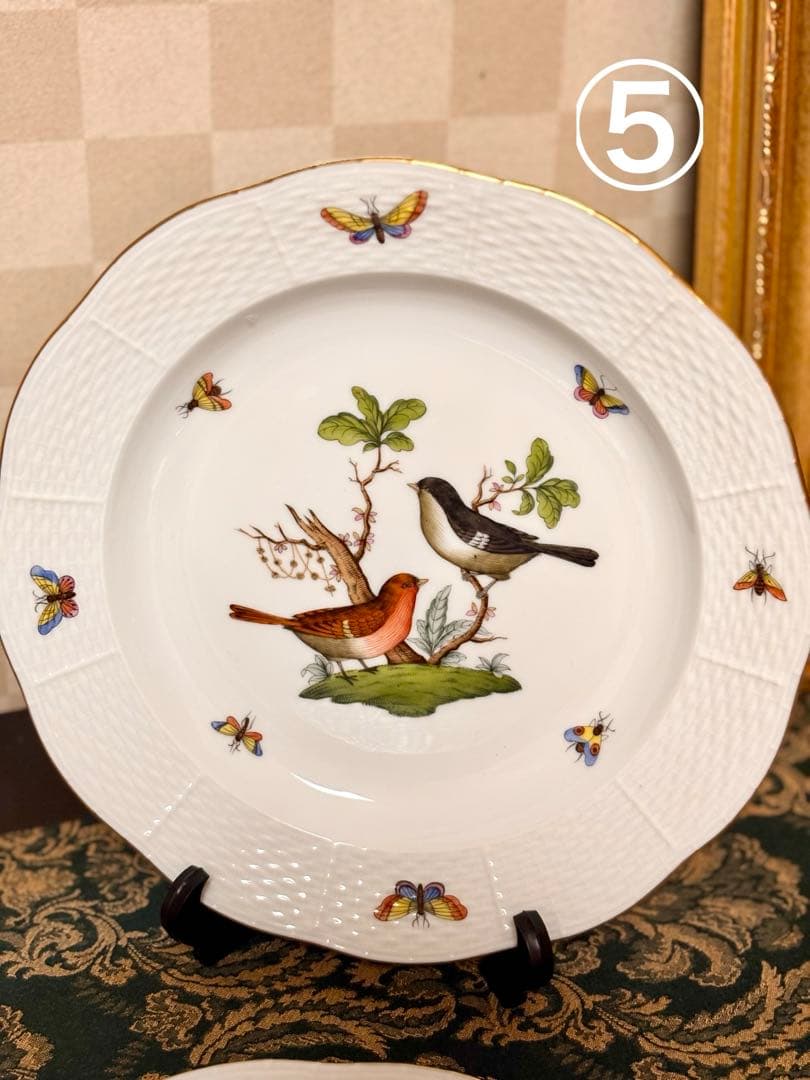 【未使用】ヘレンドプレートセット(バラ売も可能)