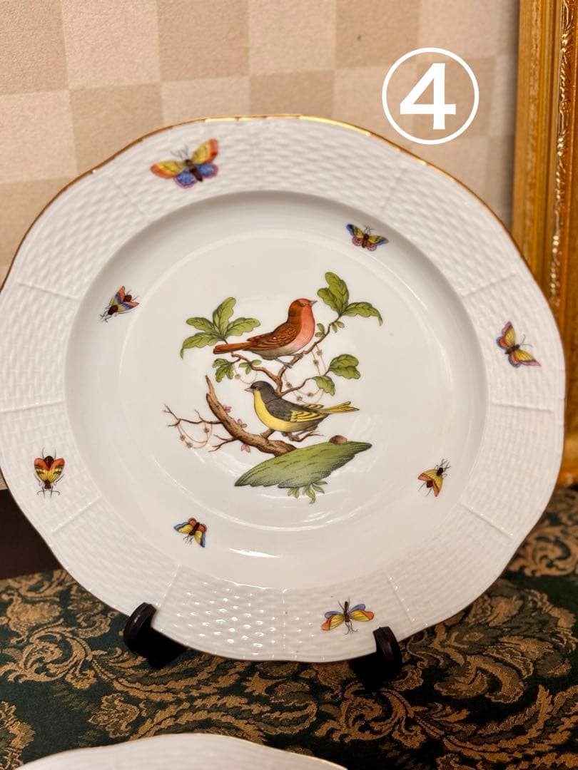 【未使用】ヘレンドプレートセット(バラ売も可能)