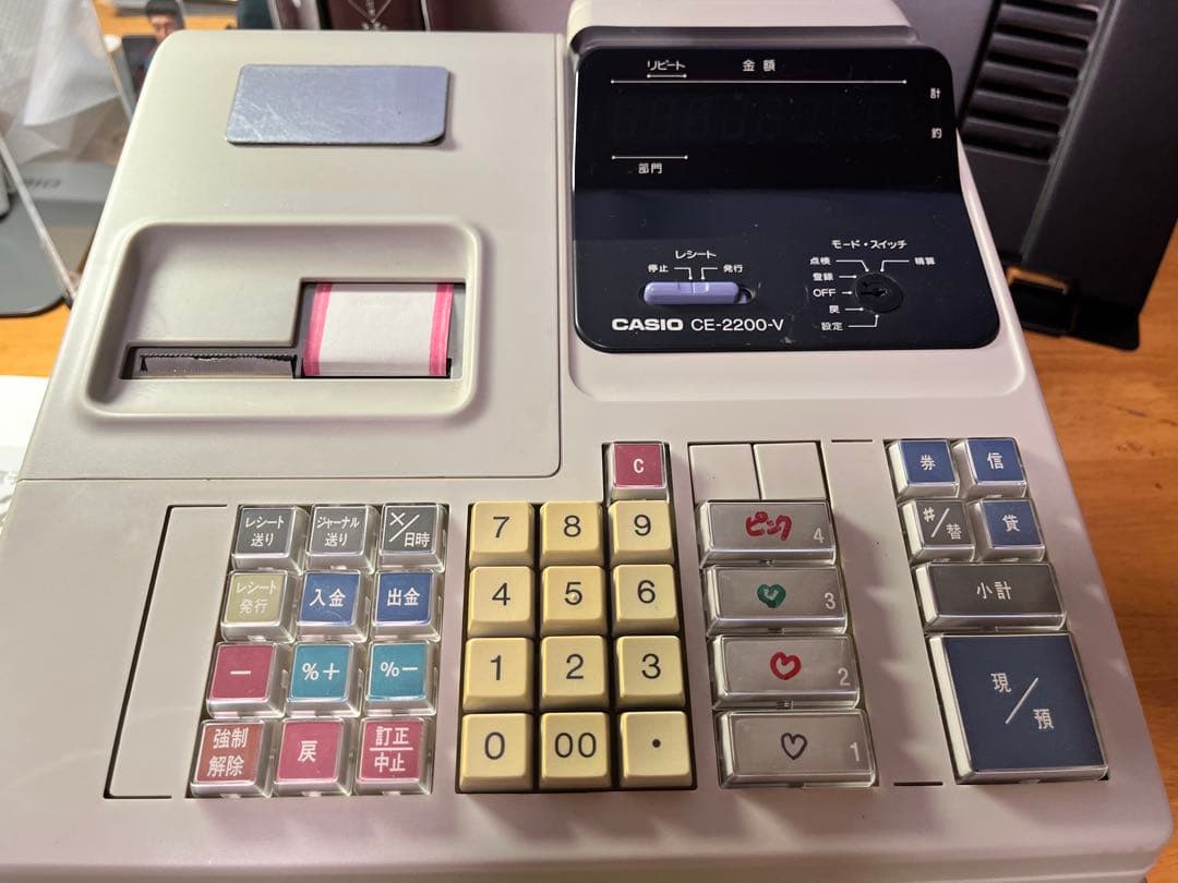 カシオ電子レジスター　CE-2200極美品✨