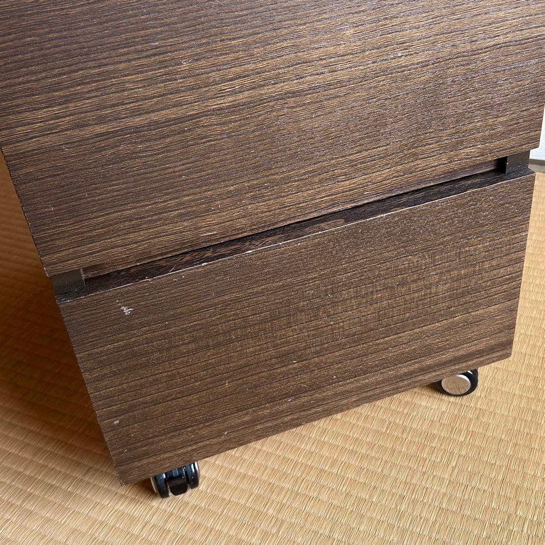 桐の引出しワゴン　新潟加茂市　匠の技　浅野タンス　オリジナル