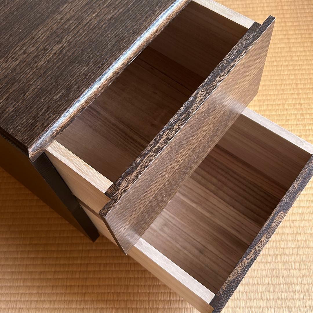 桐の引出しワゴン　新潟加茂市　匠の技　浅野タンス　オリジナル