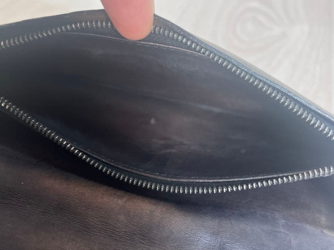 【良品】ベルルッティ　長財布　オルガ期　スクリット　ダブルスタンプ　パティーヌ