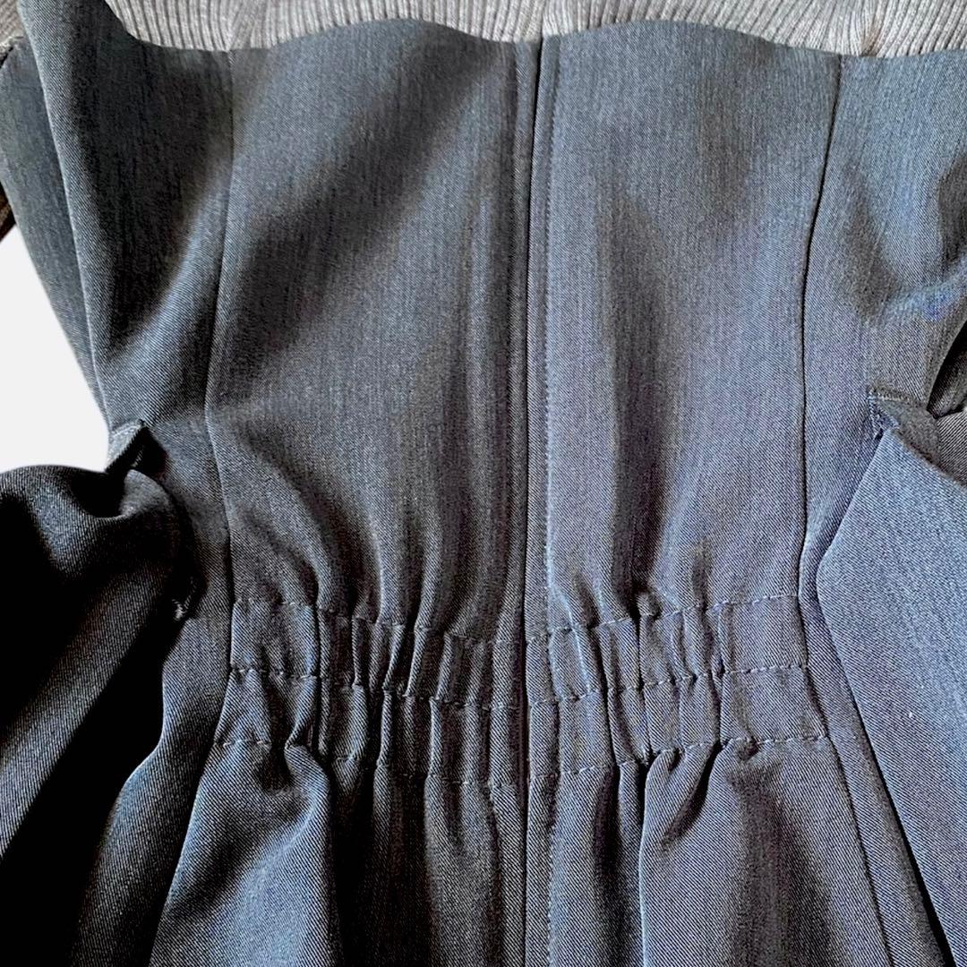 FRAY I.D ビスチェコンビニットワンピース　グレー系　ロングワンピース