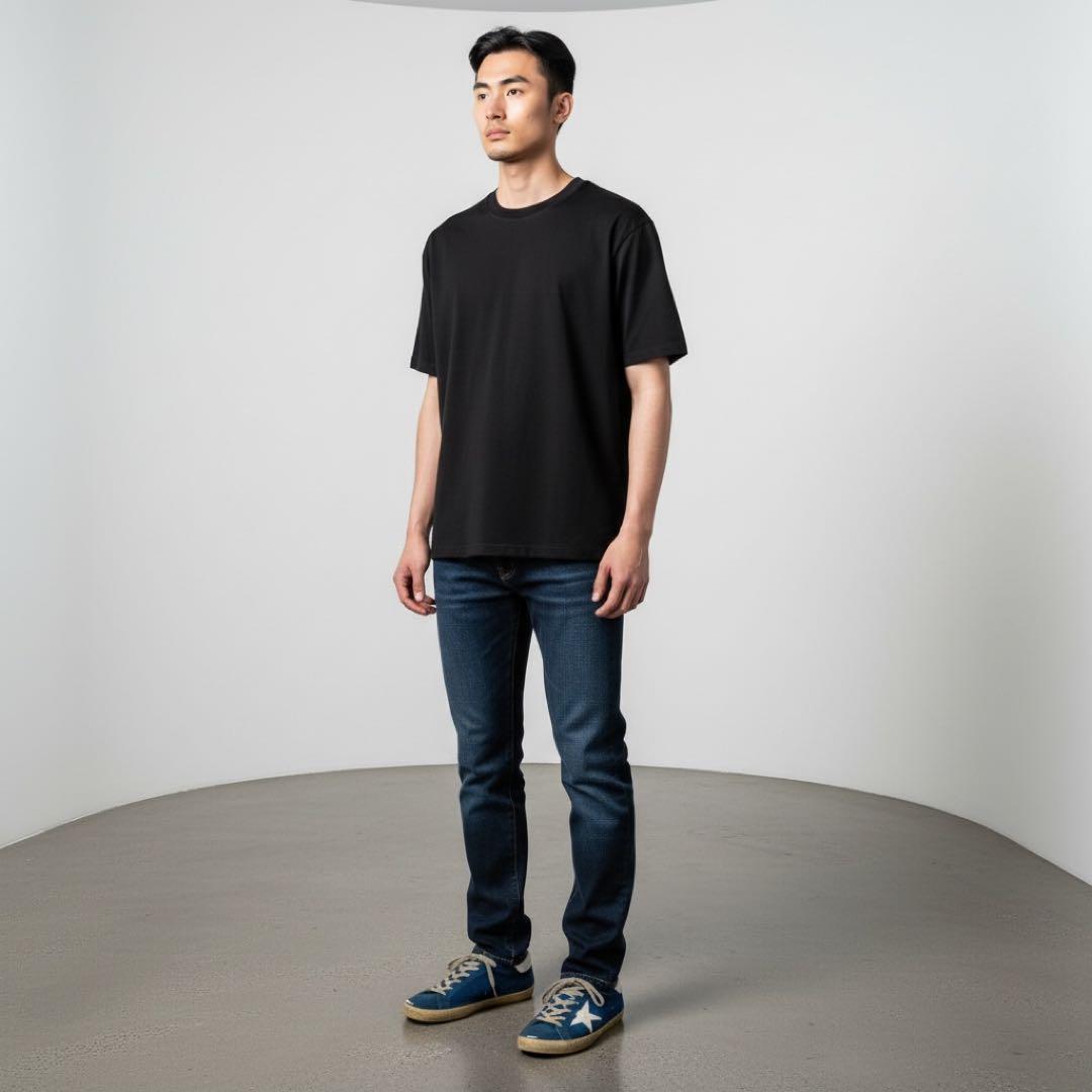 12291 ゴールデングース スニーカー スエード ブルー 41