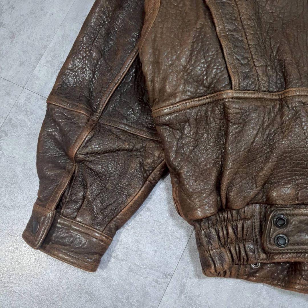 【archive】Wind Armor ラムレザー フライトジャケット 短丈 S