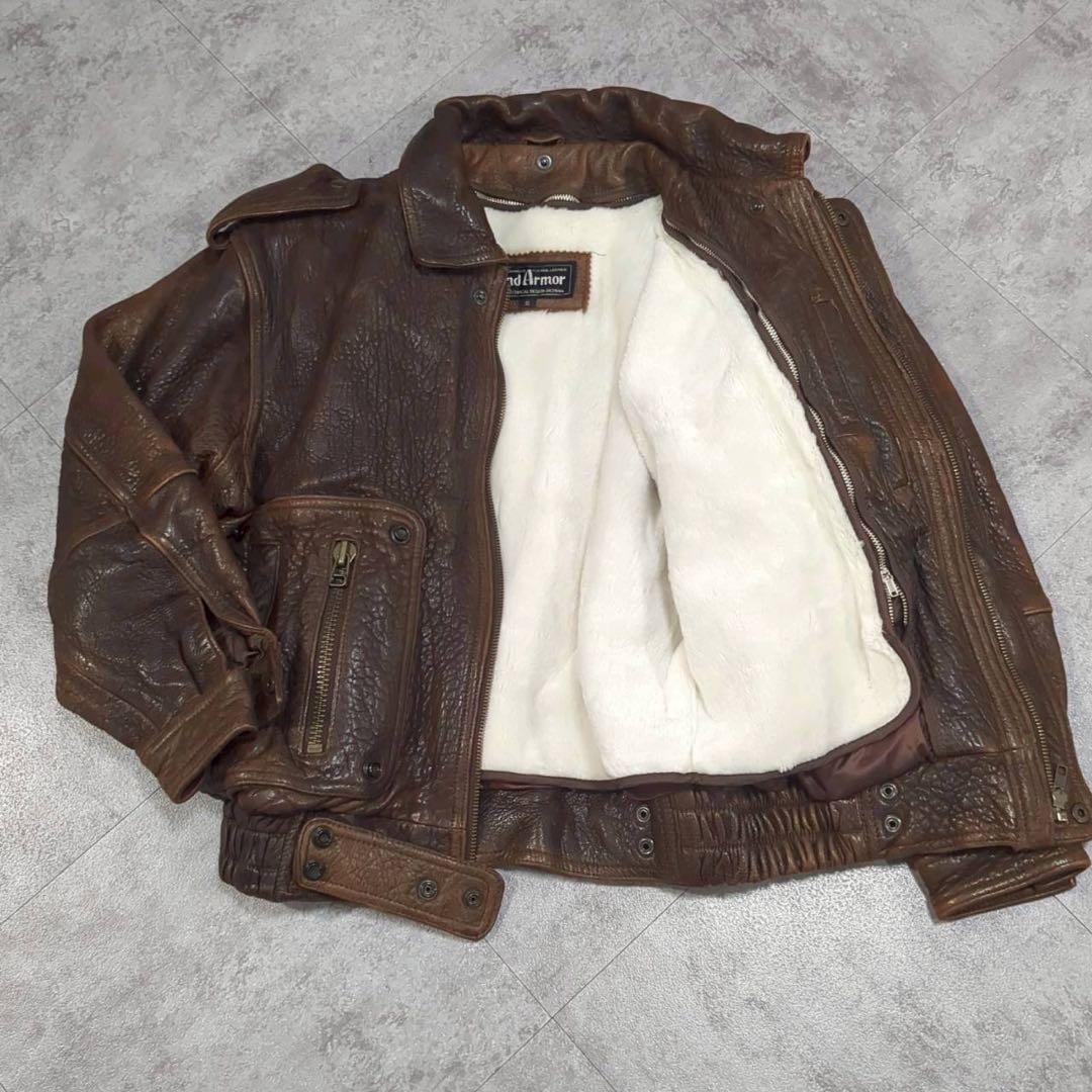 【archive】Wind Armor ラムレザー フライトジャケット 短丈 S