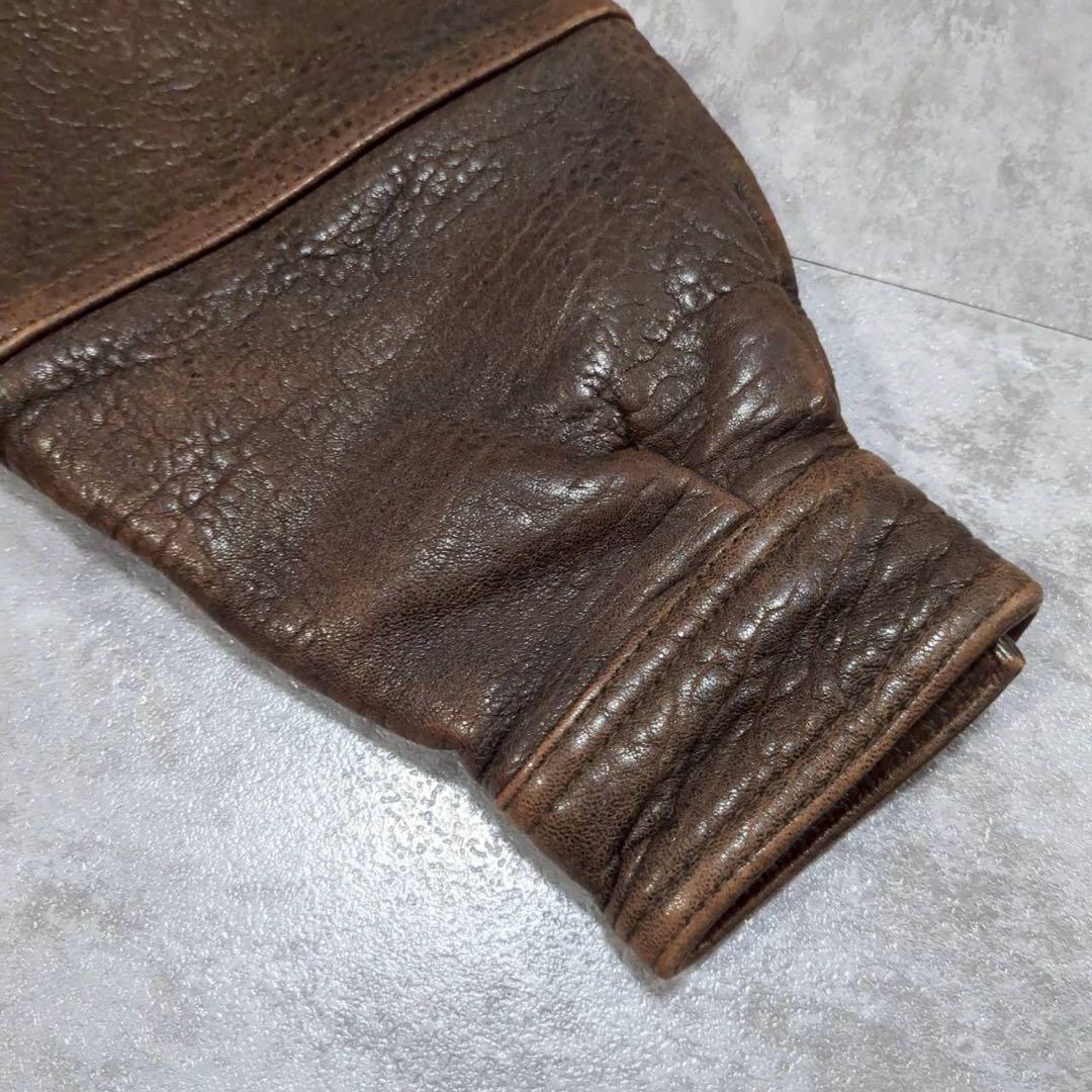 【archive】Wind Armor ラムレザー フライトジャケット 短丈 S