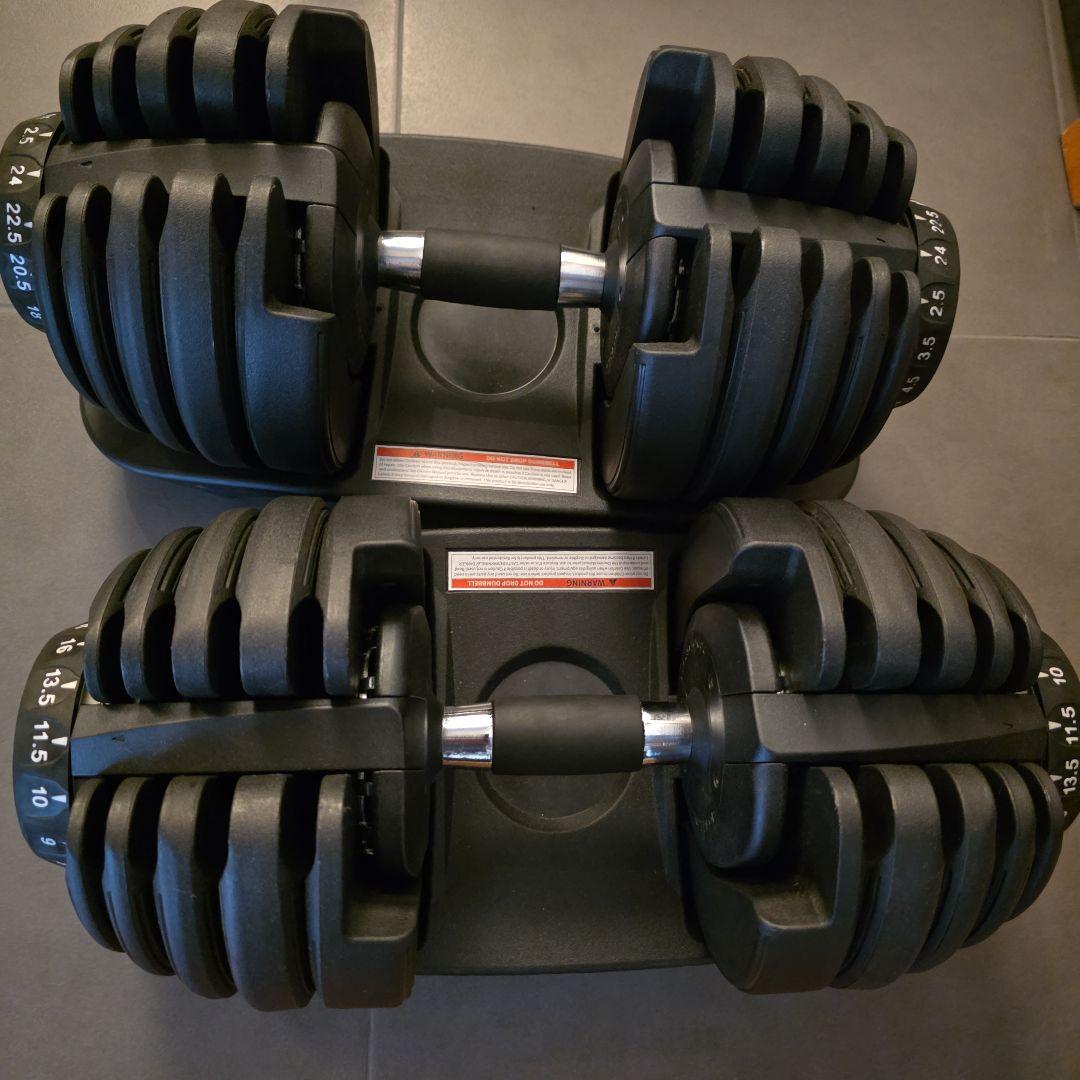 直接引渡し　MINODEER可変式ダンベル 2.5-24kg　アンクルウエイト付