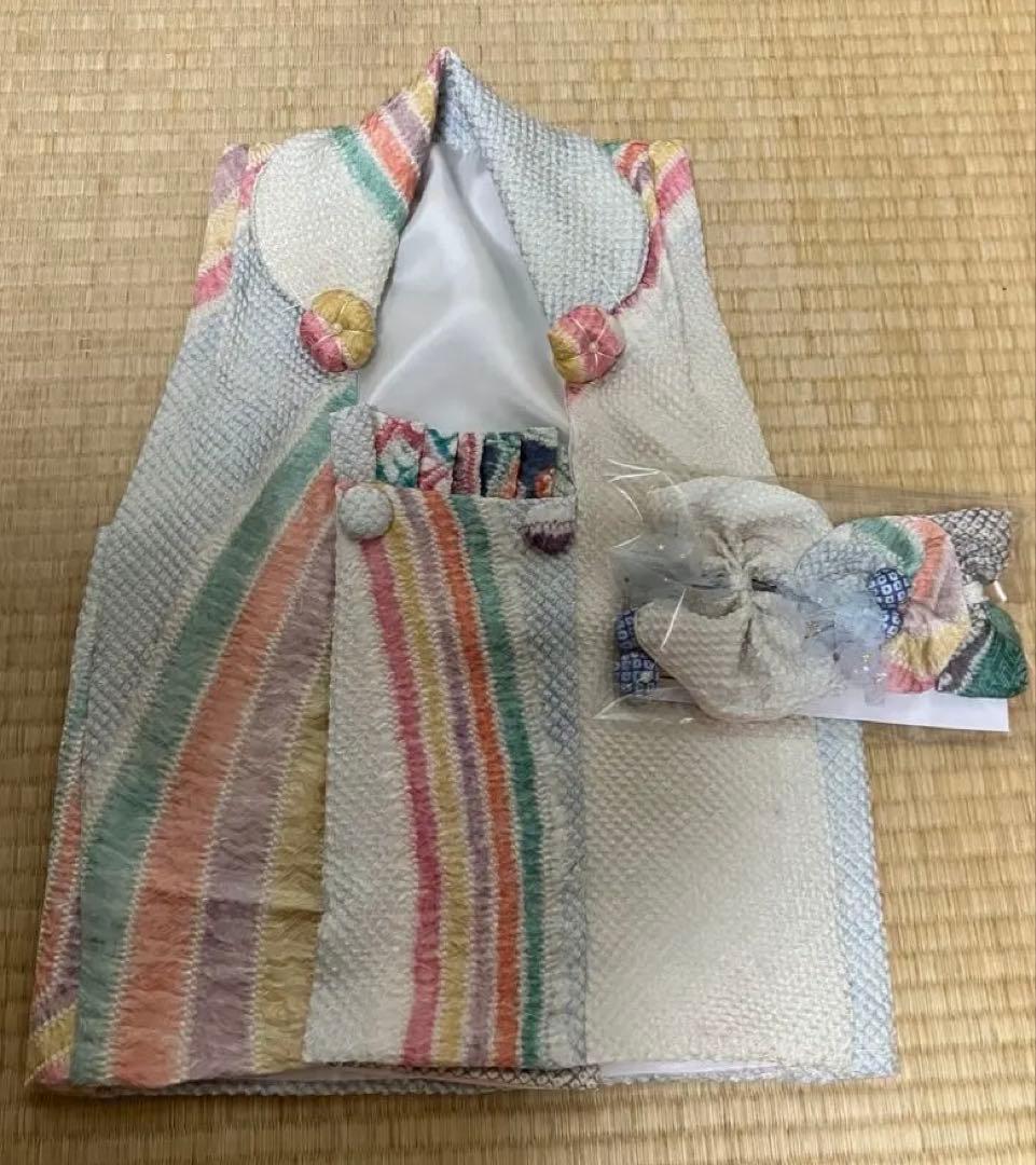 藤娘きぬたや　正絹　総絞り被布 髪飾り　A