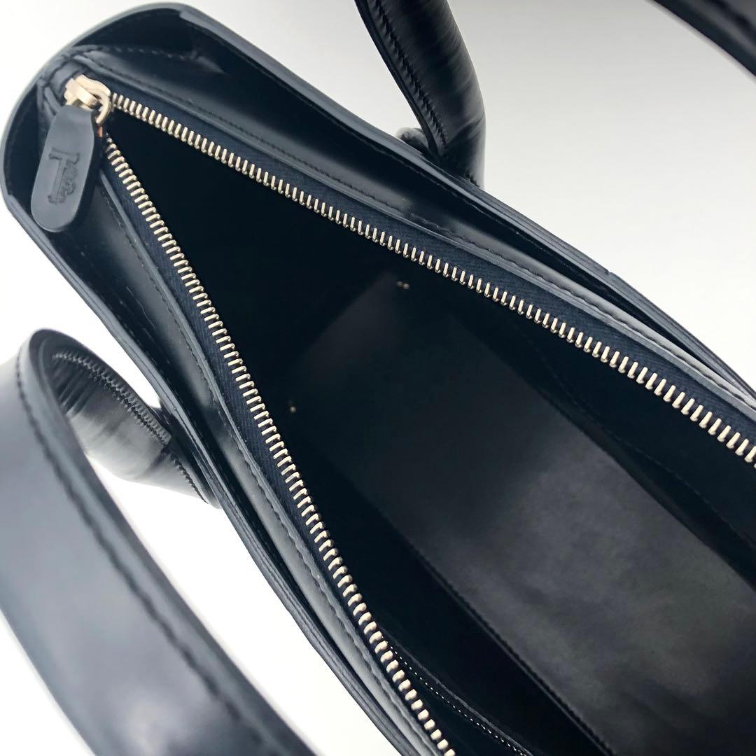 R トッズ　TOD'S ブラック レザートートバッグ バッグ　レディース