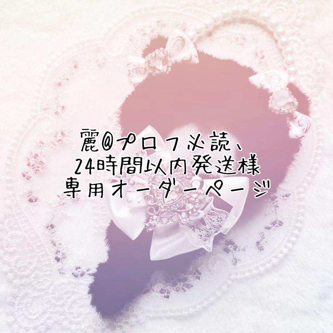 麗@プロフ必読、24時間以内発送オーダーページ