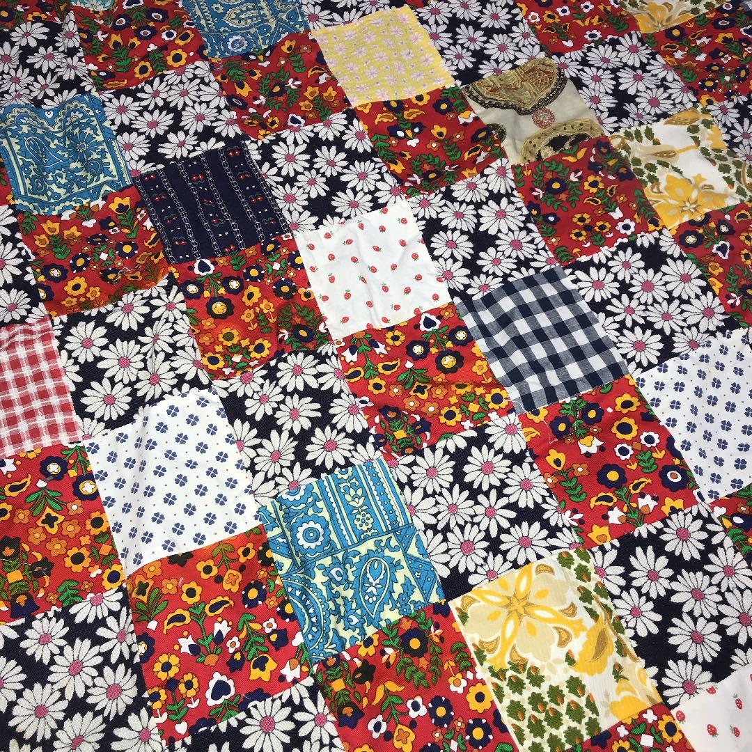 ヴィンテージ　レトロポップ　マルチカバー　ハンドメイド　昭和レトロ