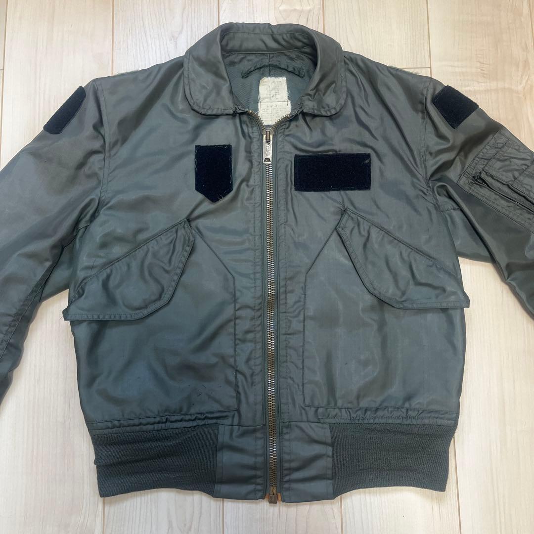 実物 CWU-36P ミリタリー オリジナル/MA-1 L-2B 45/P