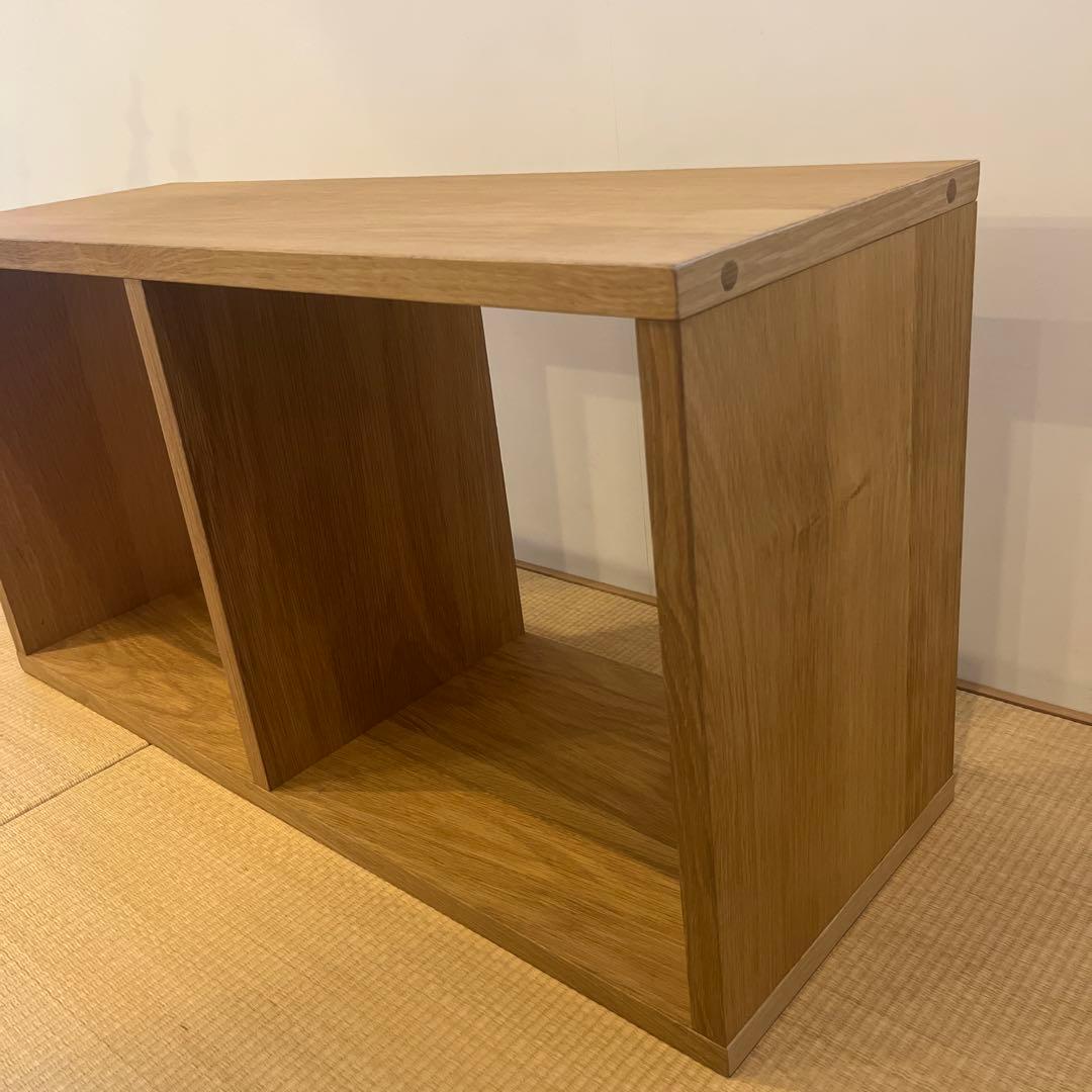 無印良品　スタッキングシェルフ　オーク　硬質パルプボックス