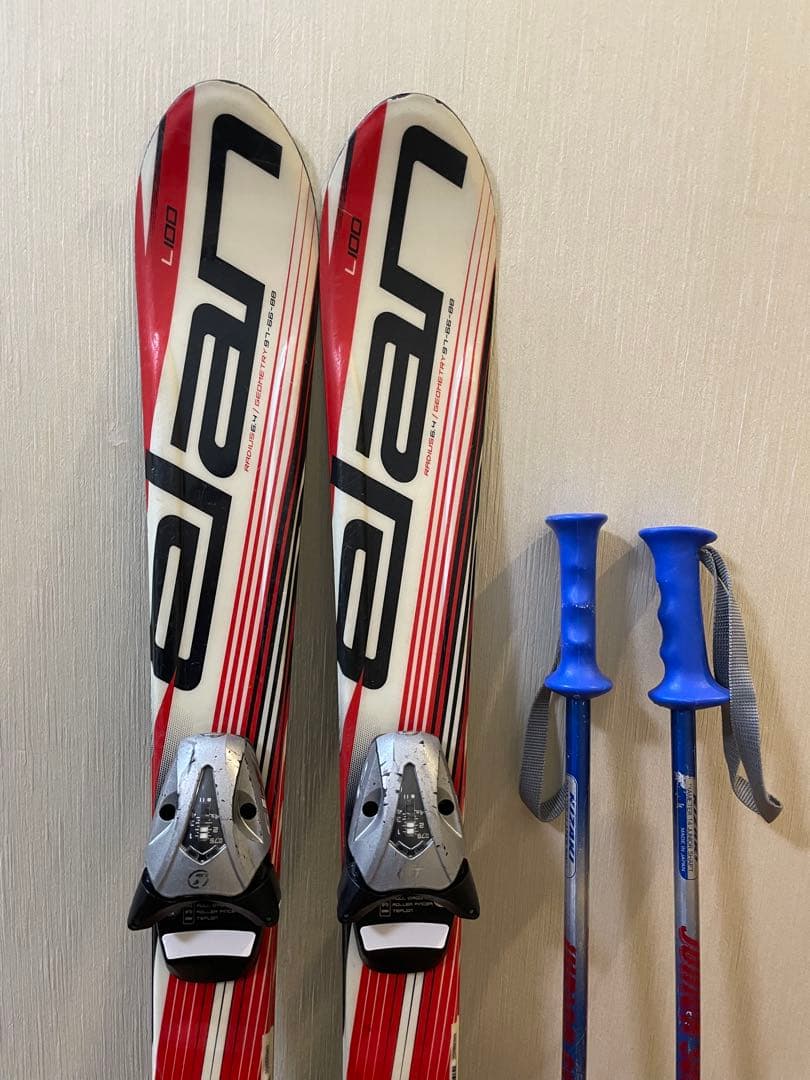 スキーセット 130cm ブーツ　ストック　子供用