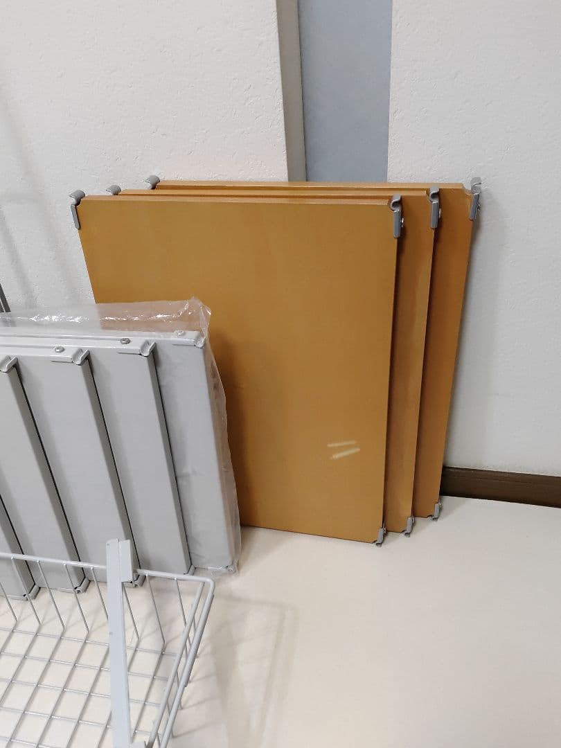 引き取り限定！　MUJI　無印良品　スチール　ユニットシェルフ　付属品多数