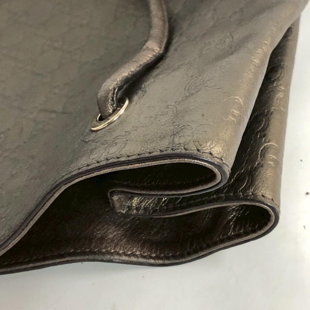 GUCCI グッチ グッチシマ レザー ブラウン トートバッグ レディース