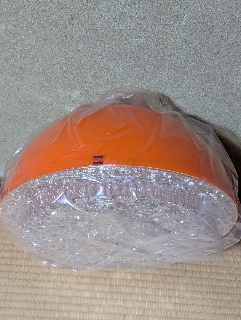 【未使用・送料無料】コイズミ ペンダント照明 オレンジ 昭和レトロポップ