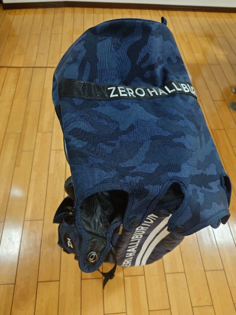 ZERO HALLIBURTON キャディバッグ ネイビー迷彩