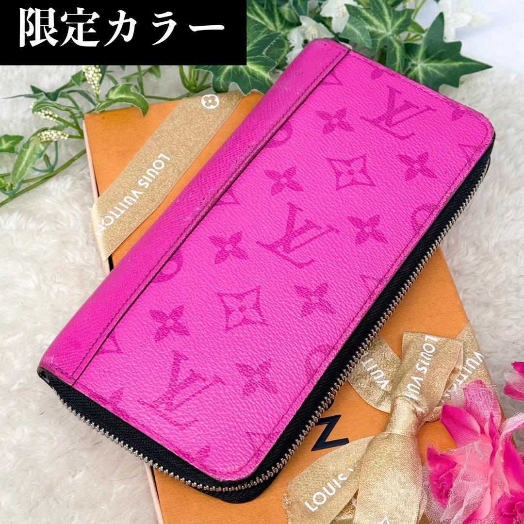 希少カラー✨ルイヴィトン タイガラマ ジッピーウォレット ヴェルティカル ピンク