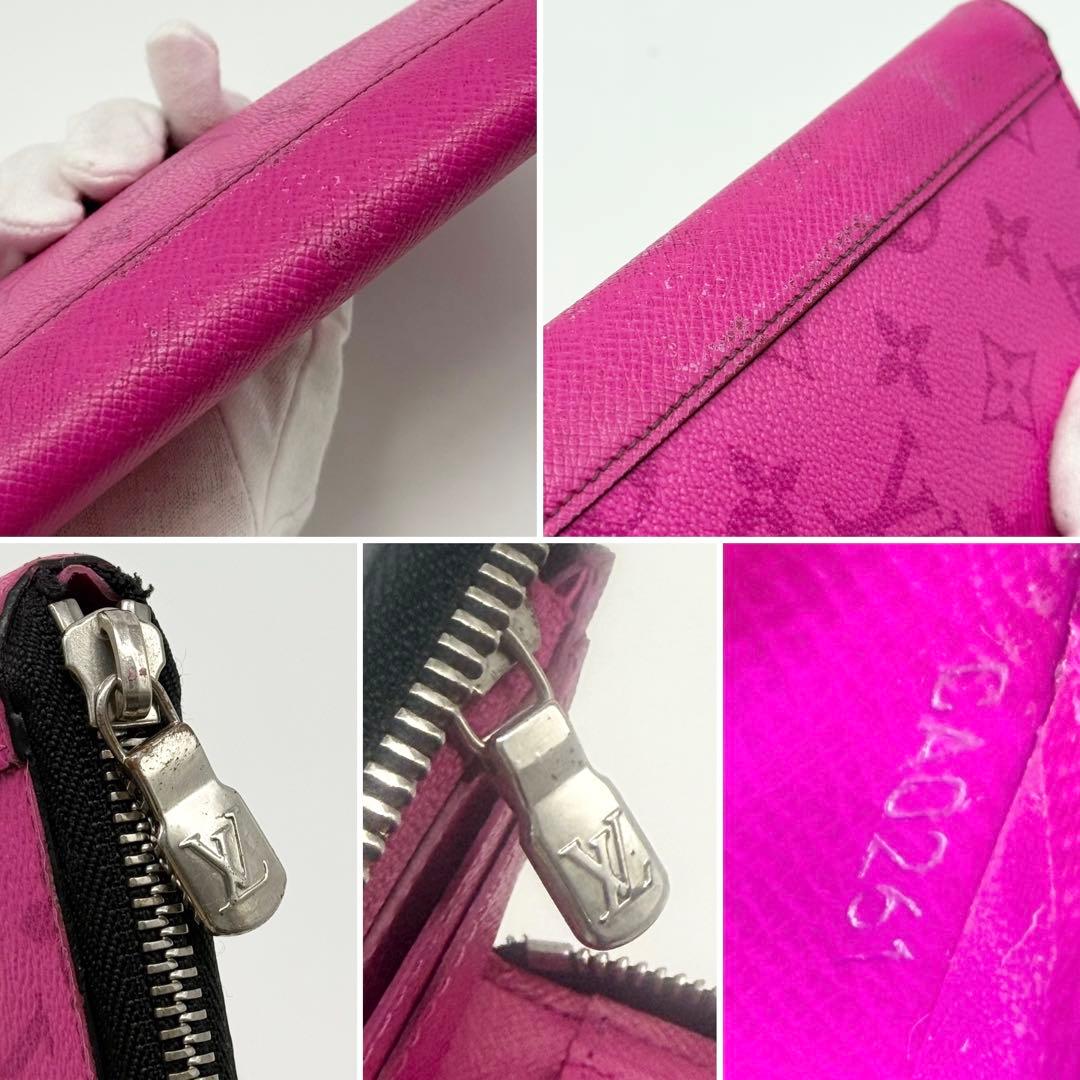 希少カラー✨ルイヴィトン タイガラマ ジッピーウォレット ヴェルティカル ピンク
