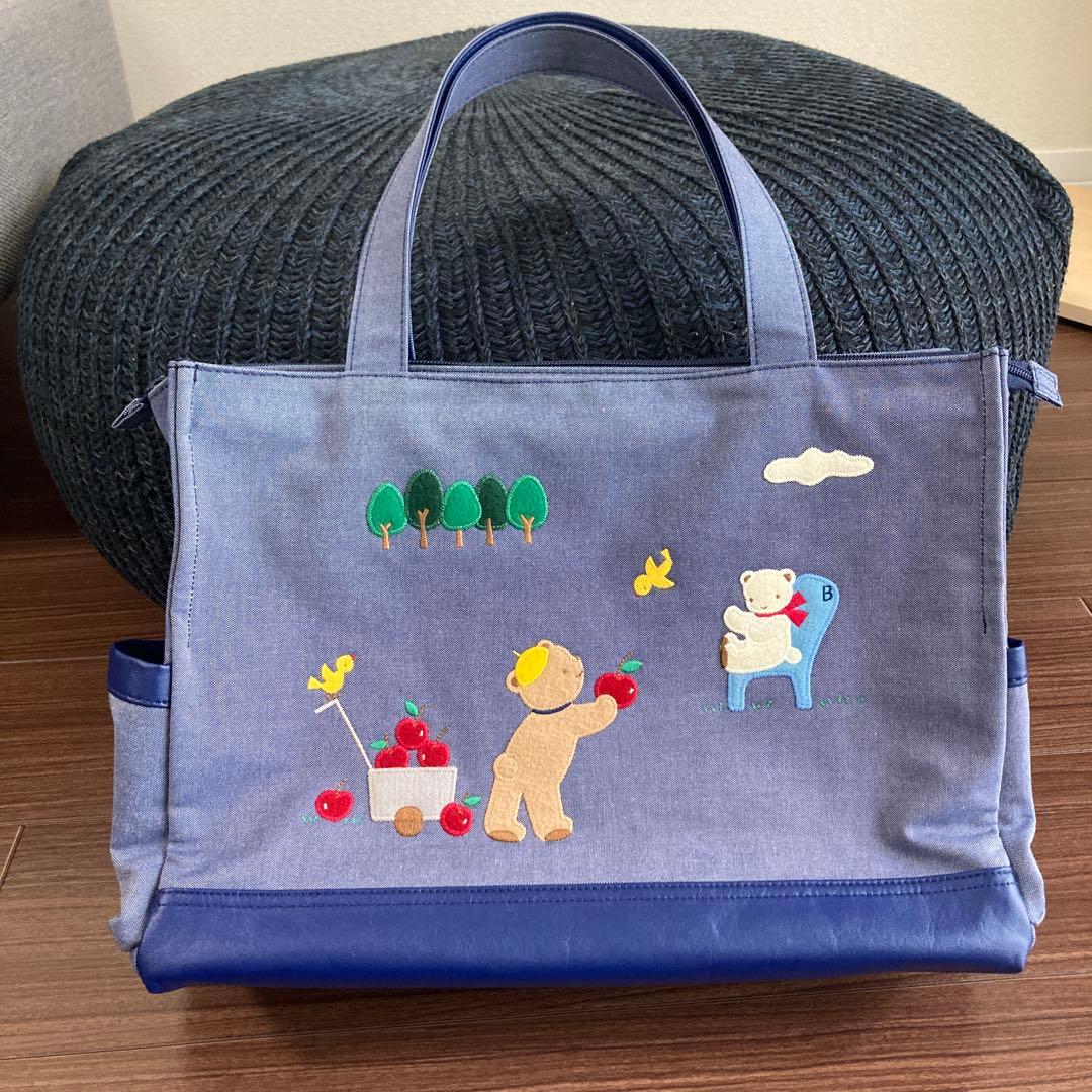 美品　ファミリア　マザーズバッグ