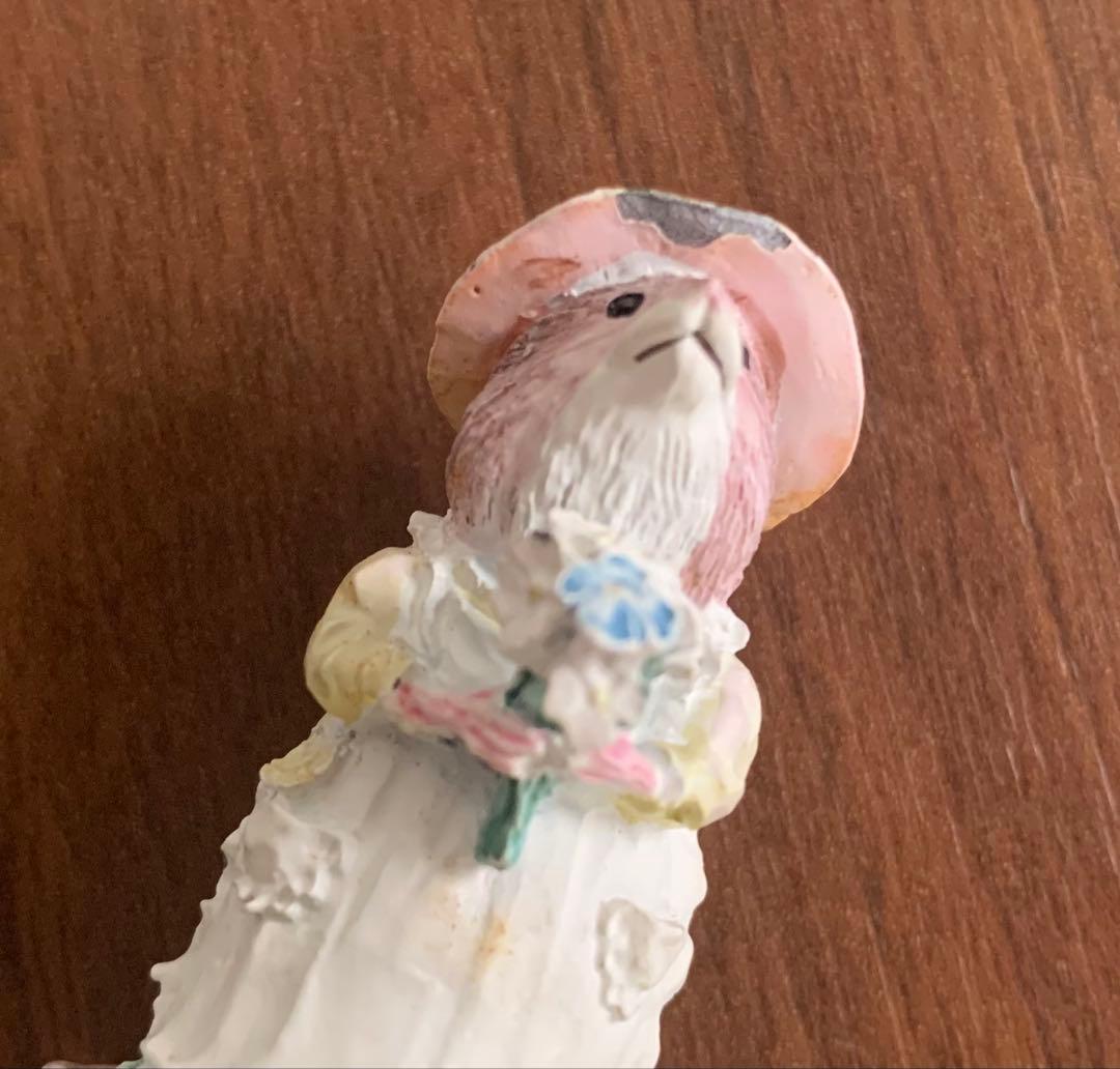 ブランブリーヘッジ プリムローズ とウィルフレッド ピューター製フィギュア 置物