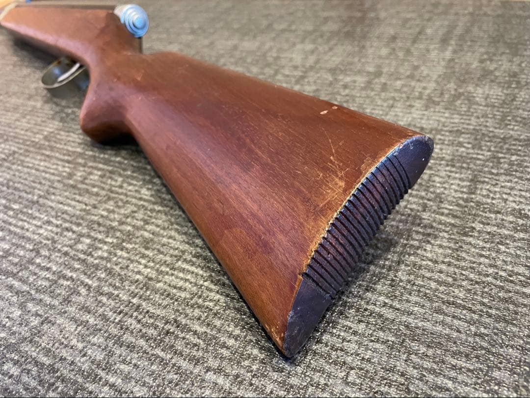 BS-52 木製 つづみ弾式 射的銃 木製 玩具 昭和レトロ ジャンク 縁日