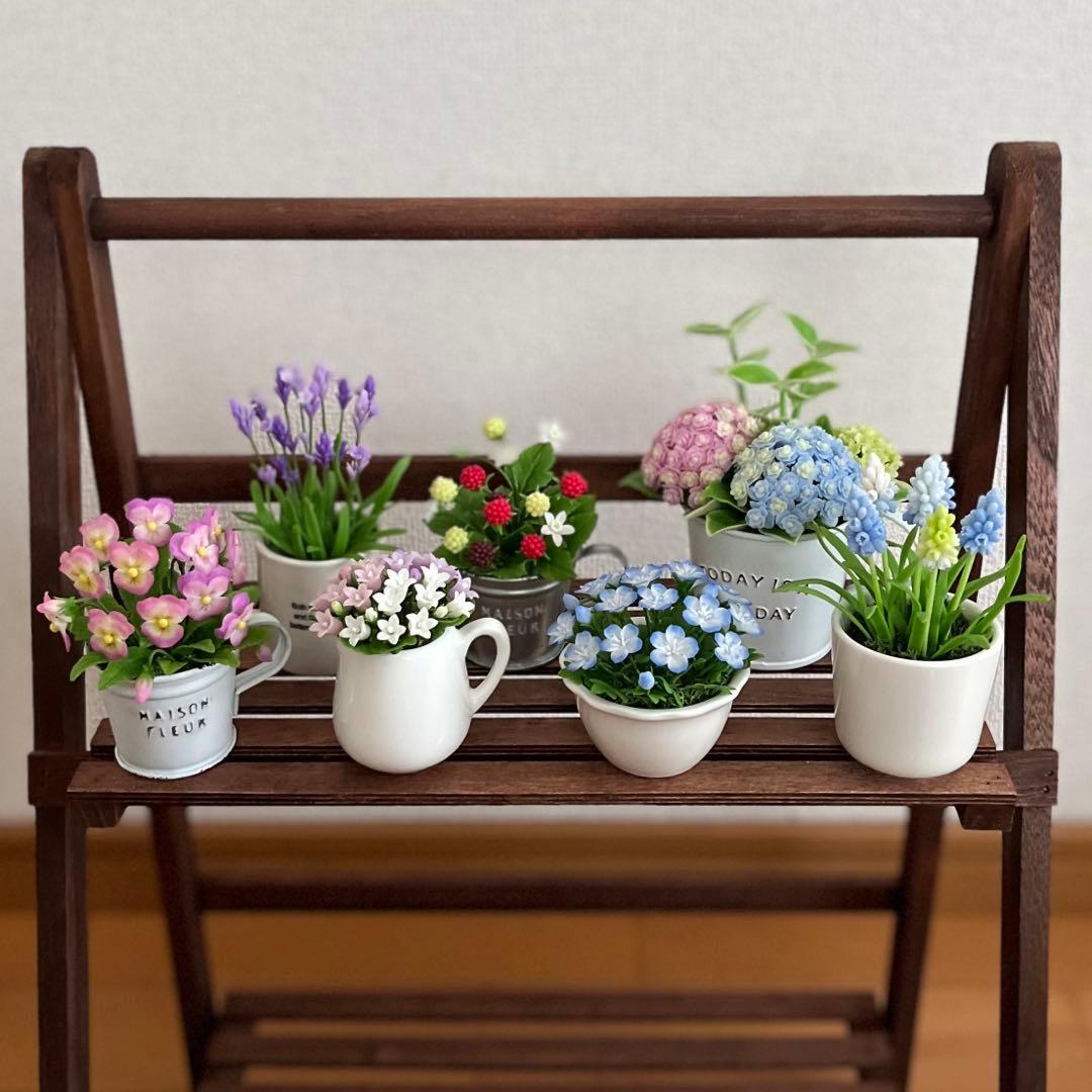 専用ミニアレンジ9種　クレイフラワー