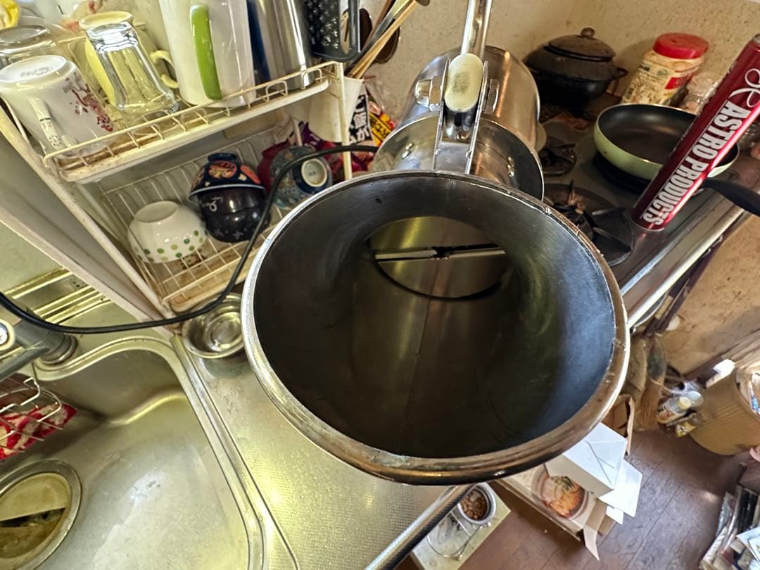 かき氷機　ステンレス砕氷機　アイスクラッシャー　業務用