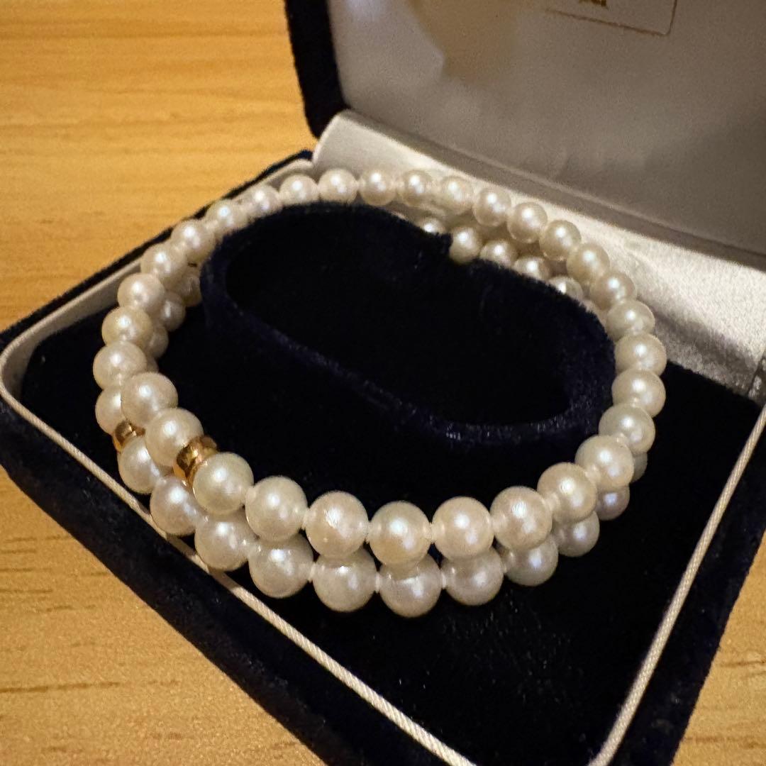 K18 本真珠ブレスレット