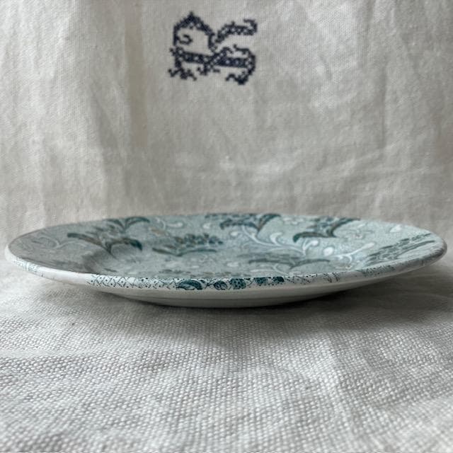 希少美品◆クレイユモントロー鈴蘭プレート金彩＃サルグミンヌジアンショワジールロワ