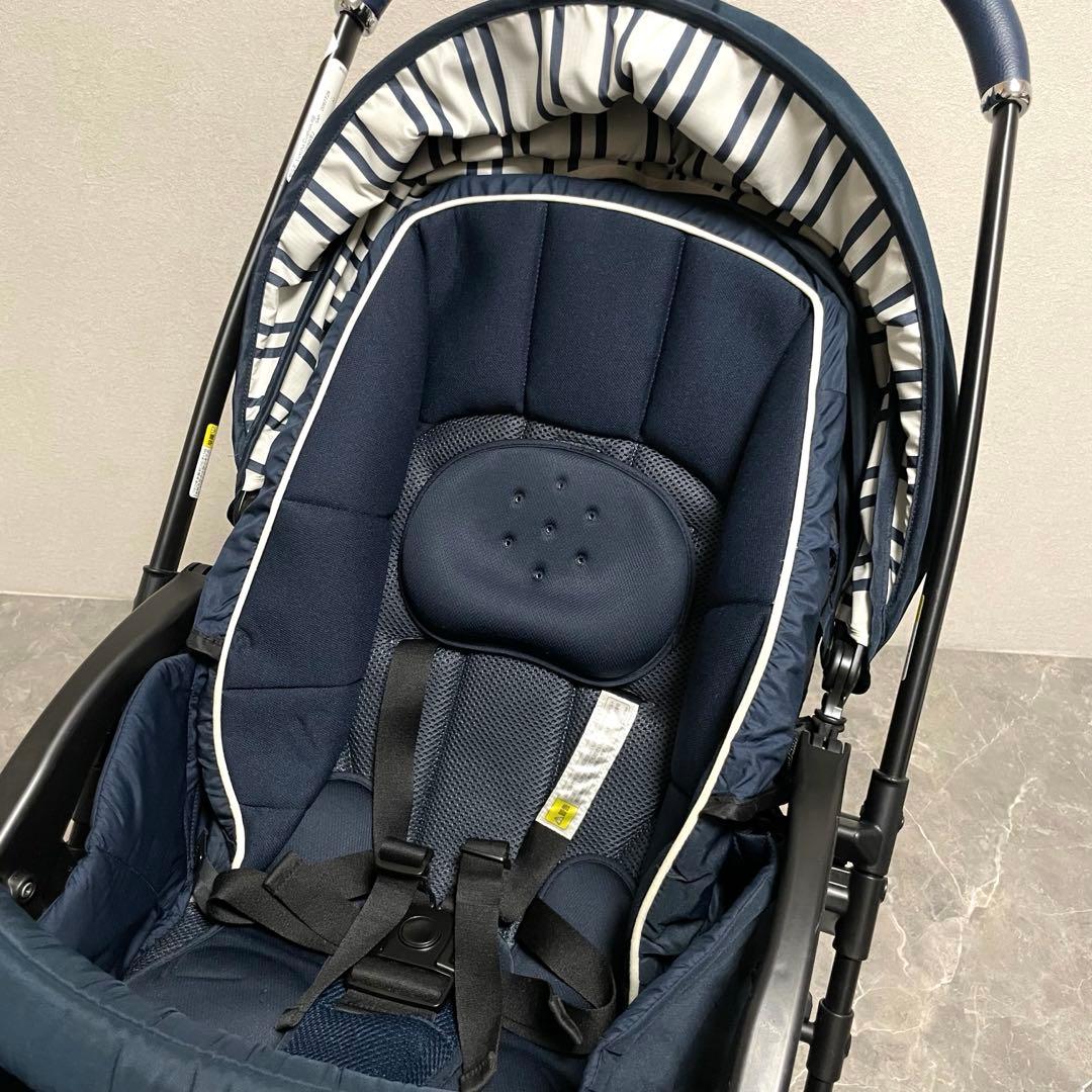 アップリカ ラクーナクッションAB レザーハンドル ベビーカー 対面式